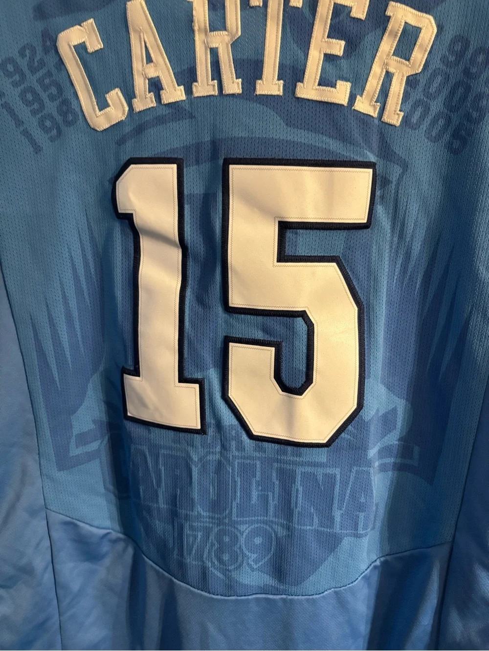 Jordan Brand  UNC Tar Heels Vince Carter #15 Basketball Jersey size XL